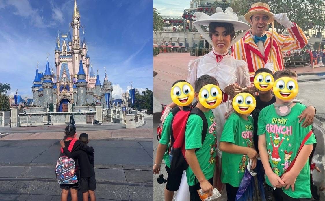 Disney World group celebration